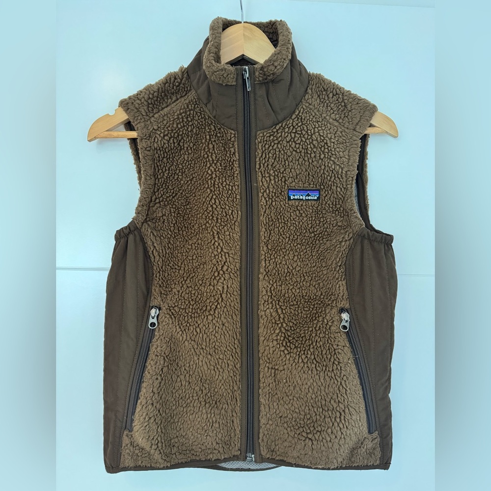 Patagonia Brown Fleece Vest - S - Picture 3 of 3